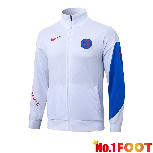 Paris PSG Training Jacket White 2025/2026