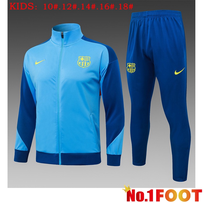 kit Training Tracksuit - Training Jacket FC Barcelona Kids Blue 2025/2026