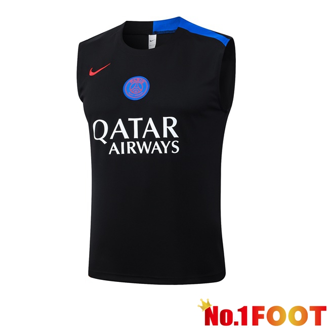Paris PSG Gilet Soccer Black 2025/2026