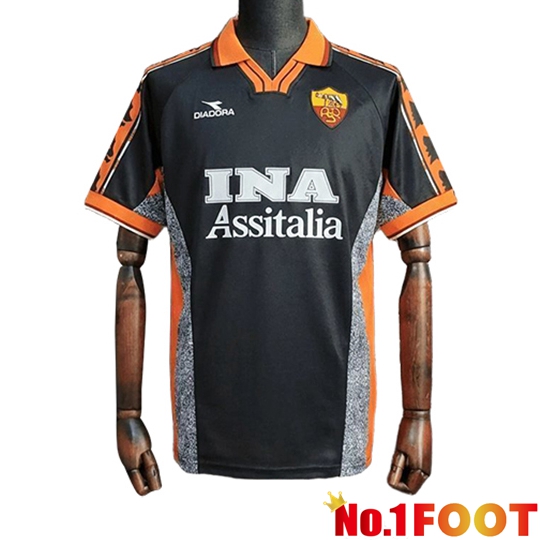 AS Rome Retro Soccer Jersey Kids Third Soccer Jersey 1998/1999