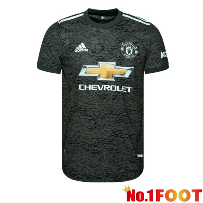Manchester United Retro Away Soccer Jersey Black 2020-2021
