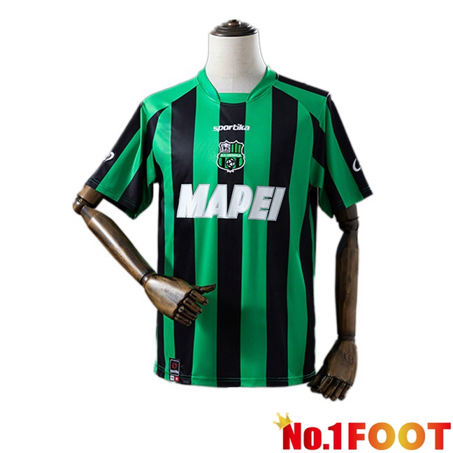 US Sassuolo Retro Home Soccer Jersey Green 2011-2012