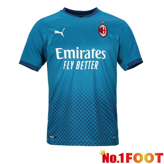 AC Milan Retro Third Soccer Jersey Blue 2020-2021