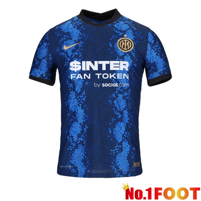 Inter Milan Retro Home Soccer Jersey Blue 2021-2022