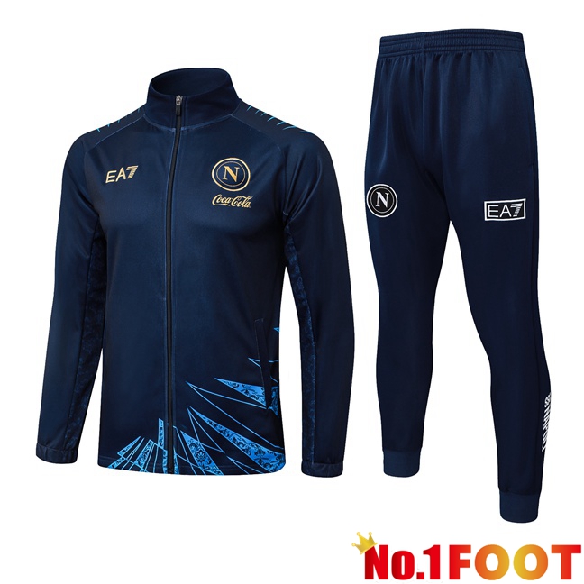 SSC Napoli kit Training Tracksuit - Training Jacket Blue Royal 2025/2026