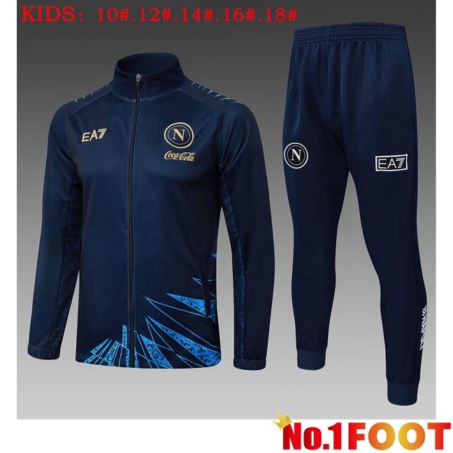 kit Training Tracksuit - Training Jacket SSC Napoli Kids Blue Royal 2025/2026