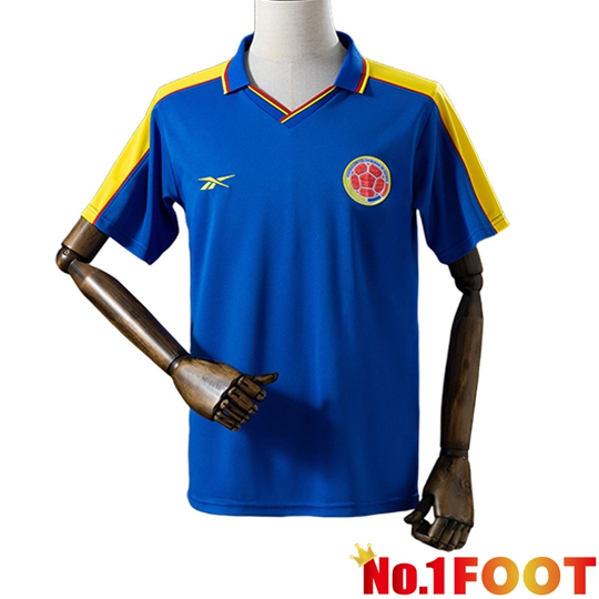 Colombia Retro Away Soccer Jersey 1998