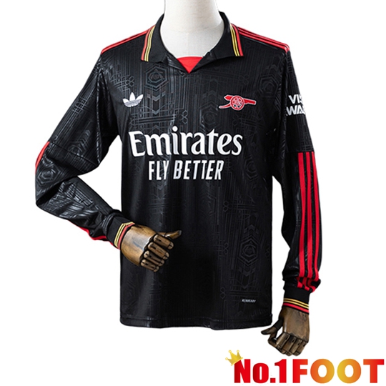 Arsenal Long sleeve Soccer Jersey Special Edition Black 2025/2026