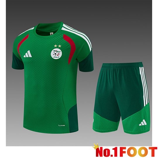 Algeria Kids kit Training T-Shirt Green/White/Red 2026/2027