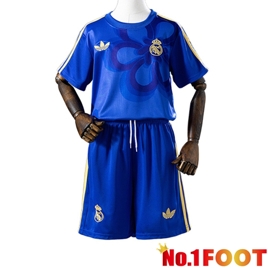 Real Madrid Kids Soccer Jersey Special Edition Blue 2025/2026