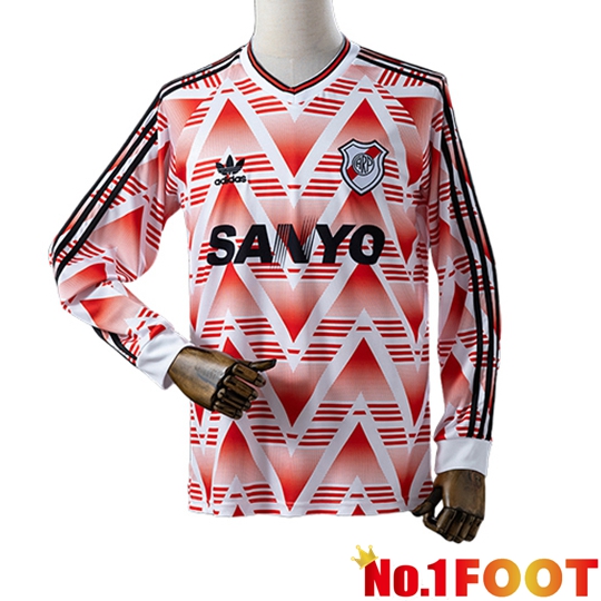 River Plate Retro Away Soccer Jersey Long sleeve 1992/1993