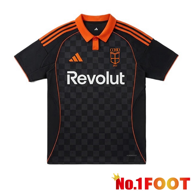 Como 1907 Third Soccer Jersey Black 2025/2026