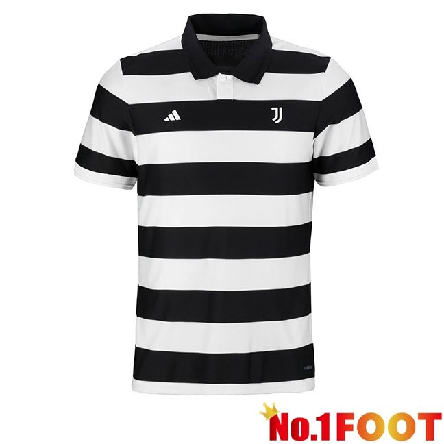 Juventus Fourth Soccer Jersey Black White 2025/2026