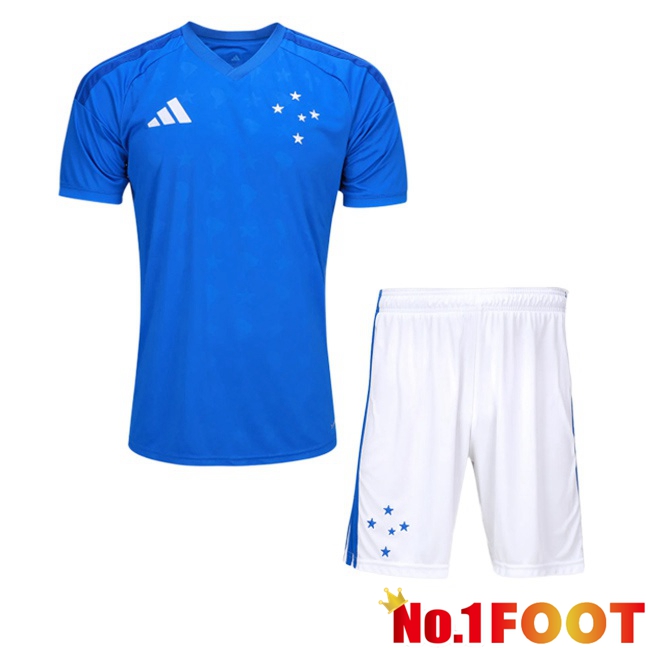 Cruzeiro EC Kids Home Soccer Jersey Blue 2026/2027