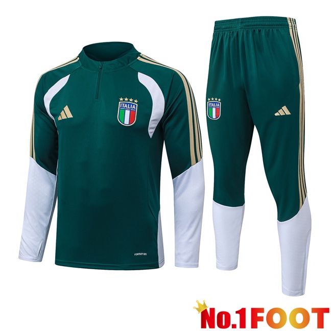 Italy kit Training Tracksuit Green 2026/2027