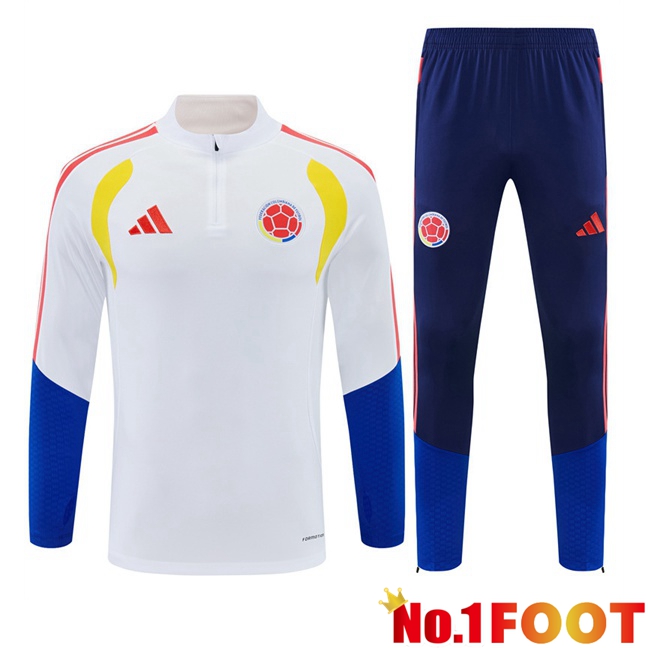 Colombia kit Training Tracksuit White 2026/2027