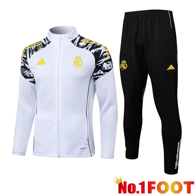 Real Madrid kit Training Jacket Suit White 2026/2027