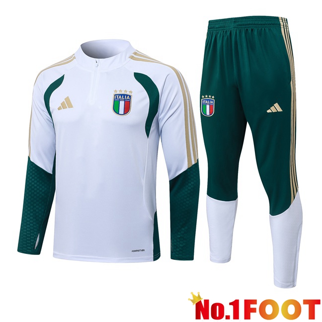 Italy kit Training Tracksuit White 2026/2027