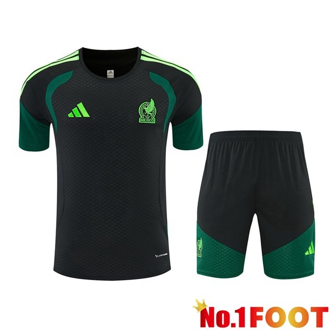 Mexico kit Training T Shirt + Shorts Black 2026/2027