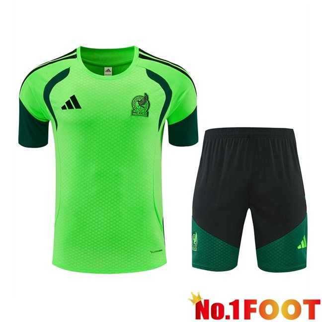 Mexico kit Training T Shirt + Shorts Green 2026/2027