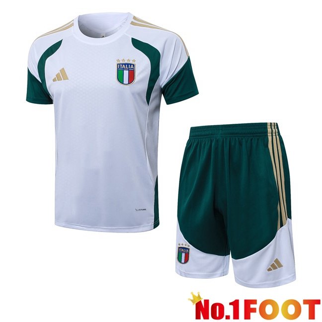 Italy kit Training T Shirt + Shorts White 2026/2027