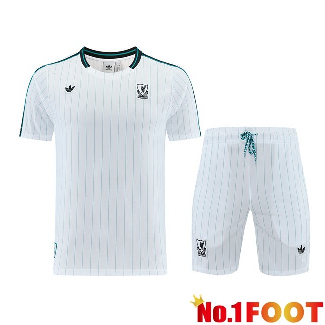 FC Liverpool kit Training T Shirt + Shorts White 2026/2027