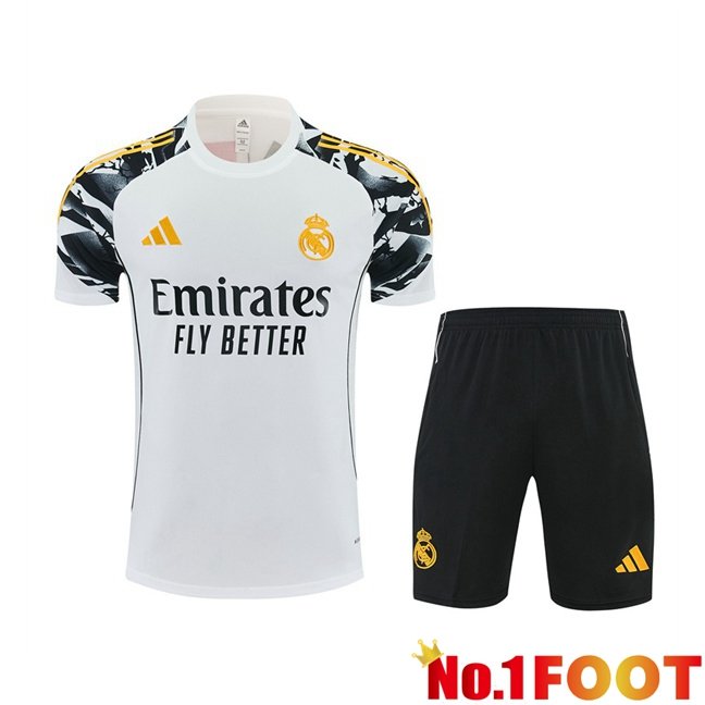 Real Madrid kit Training T Shirt + Shorts White 2026/2027