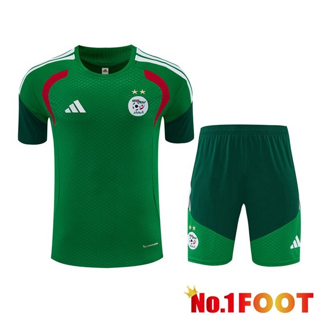 Algeria kit Training T Shirt + Shorts Green 2026/2027