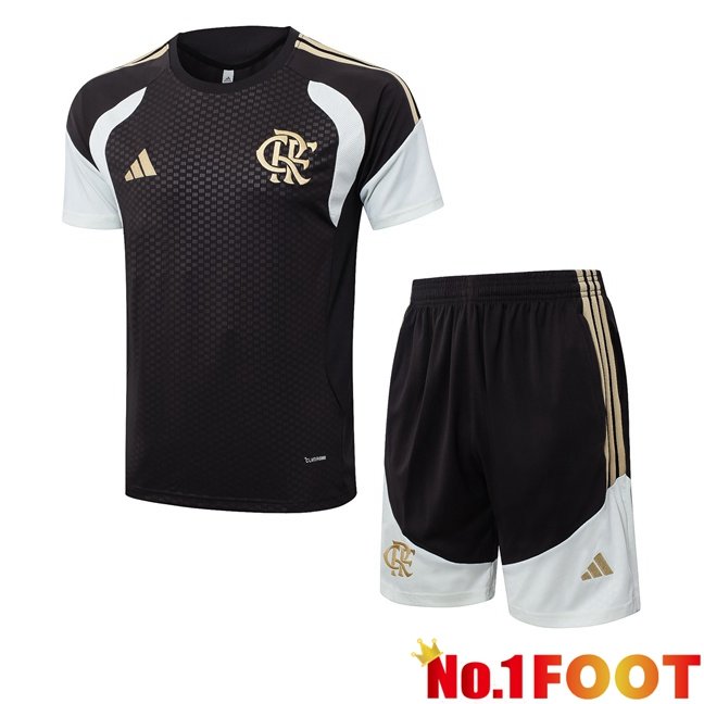 Flamengo kit Training T Shirt + Shorts Black 2026/2027
