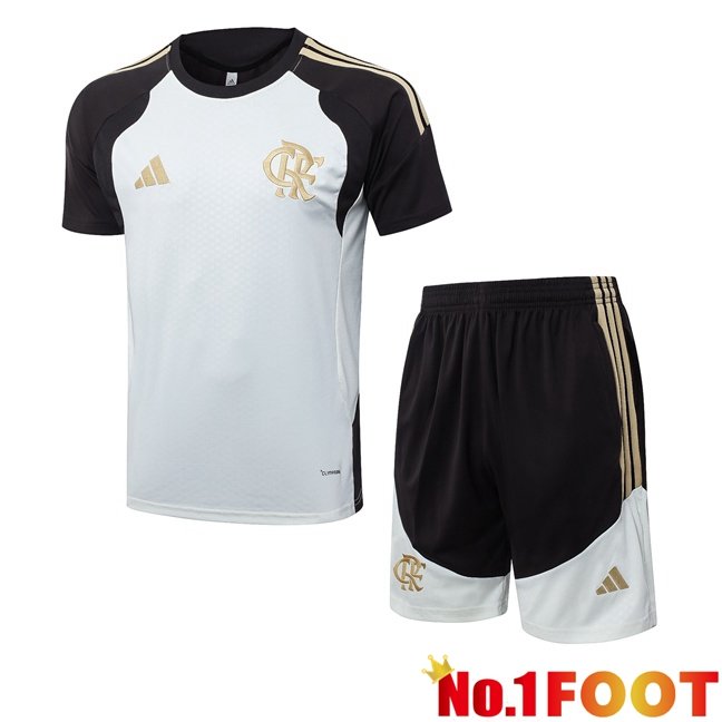 Flamengo kit Training T Shirt + Shorts White 2026/2027