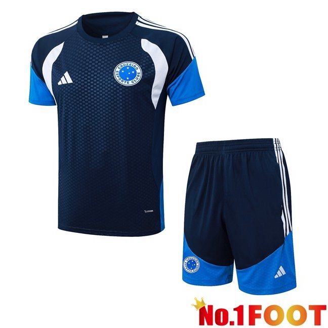 Cruzeiro EC kit Training T Shirt + Shorts Blue Royal 2026/2027
