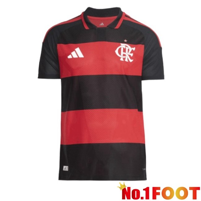 Flamengo Home Soccer Jersey Red Black 2026/2027