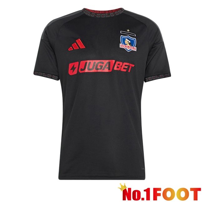 Colo-Colo Away Soccer Jersey Black 2025/2026