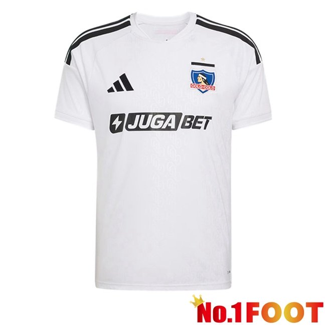 Colo-Colo Home Soccer Jersey White 2025/2026