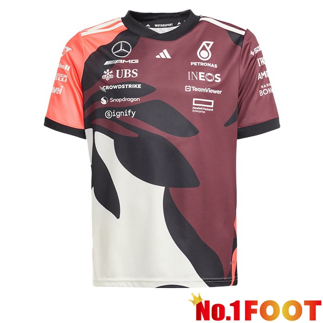 Formule 1 Mercedes-Jersey Brown White 2025/2026