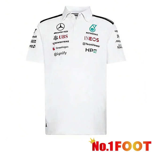 Formule 1 Mercedes-AMG Polo White 2025/2026