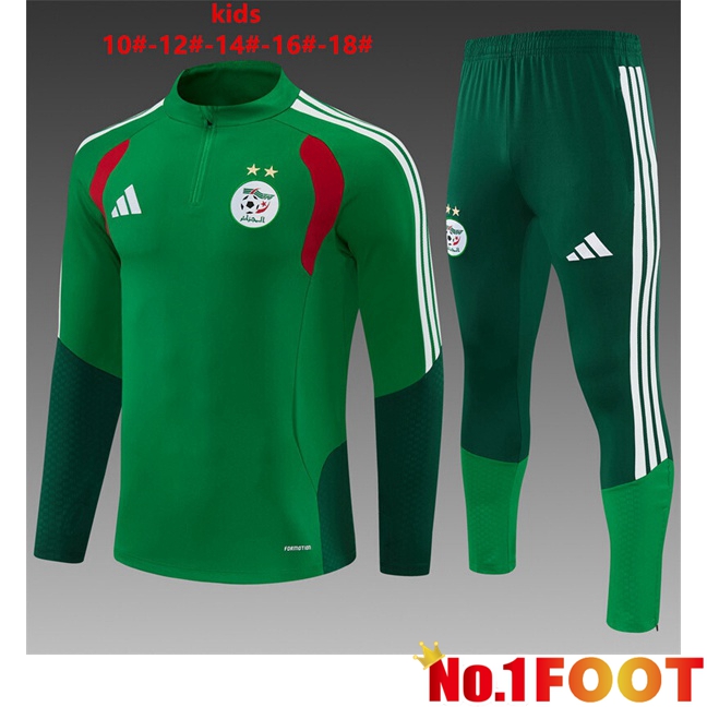Algeria Kids kit Training Tracksuit Green 2026/2027