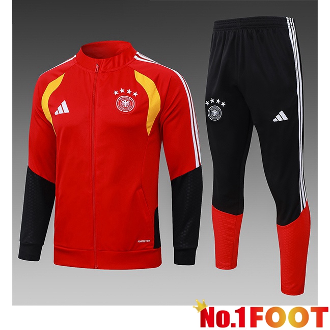 Germany Kids kit Training Jacket Suit Red 2026/2027