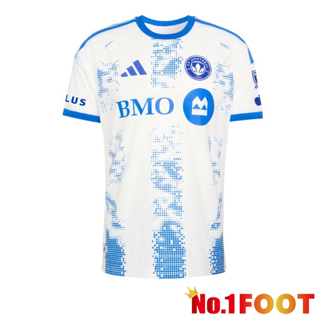 CF Montréal Away Soccer Jersey White Blue 2026/2027