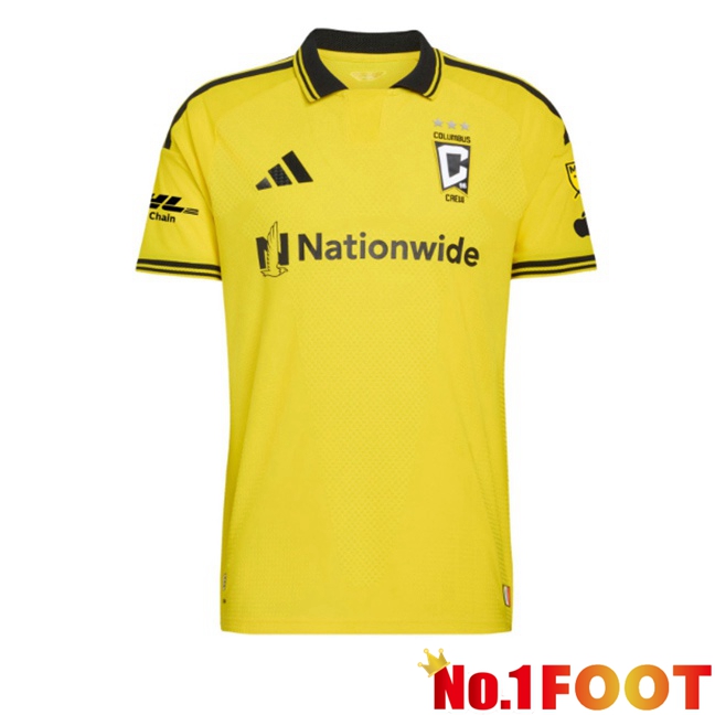 Columbus Crew Home Soccer Jersey Yellow 2026/2027