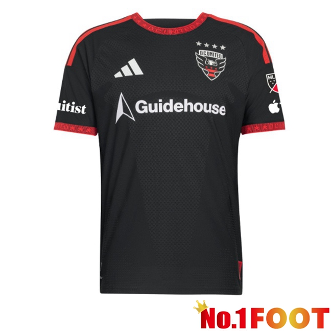 D.C United Home Soccer Jersey Black 2026/2027