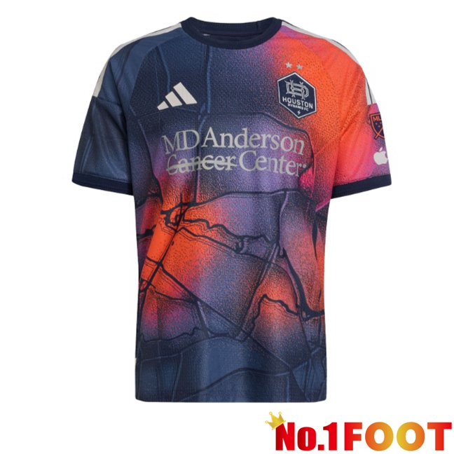 Houston Dynamo Away Soccer Jersey Purple Orange 2026/2027