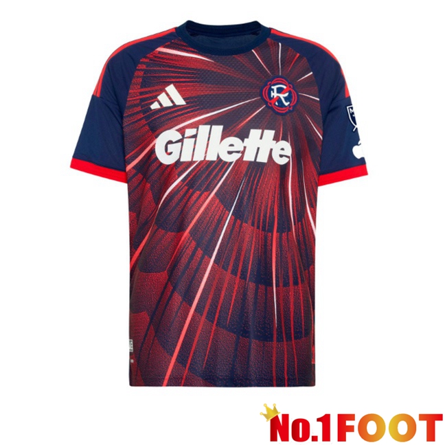 New England Revolution Home Soccer Jersey Red Blue 2026/2027