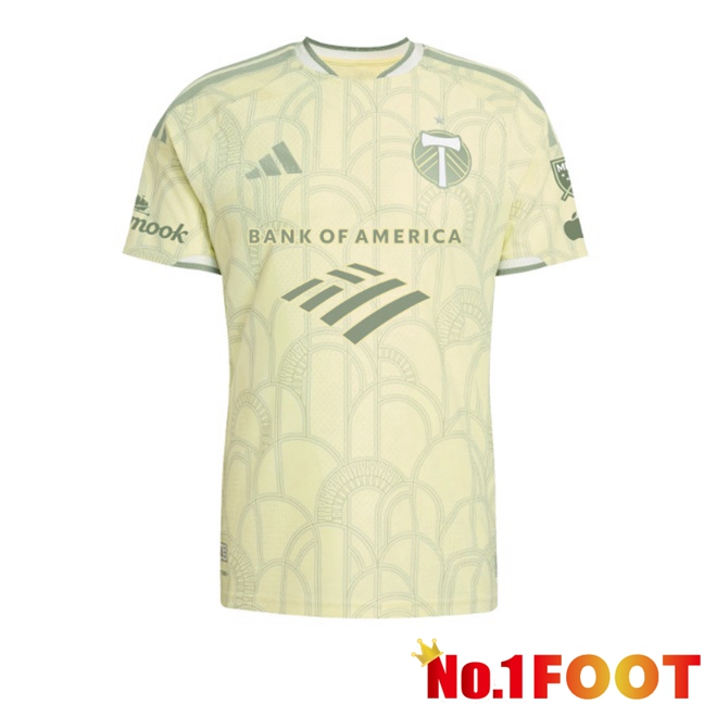 Portland Timbers Away Soccer Jersey Yellow 2026/2027