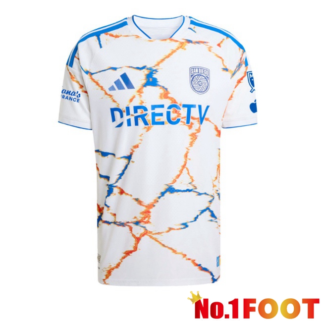 San Diego FC Away Soccer Jersey White 2026/2027