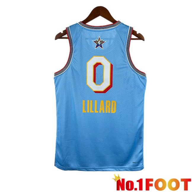 NBA American All-Star (Damian Lillard 0)Jersey Blue 2024/2025