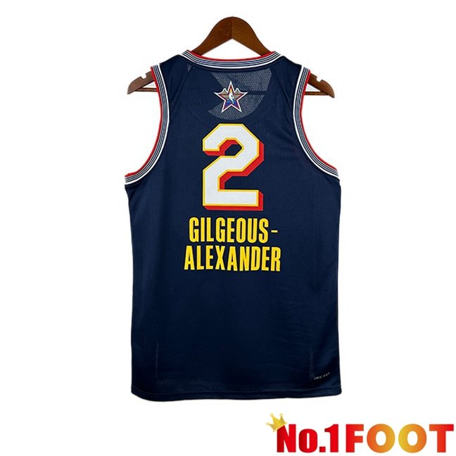 NBA American All-Star (Gilgeous-Alexander 2)Jersey Blue Royal 2024/2025