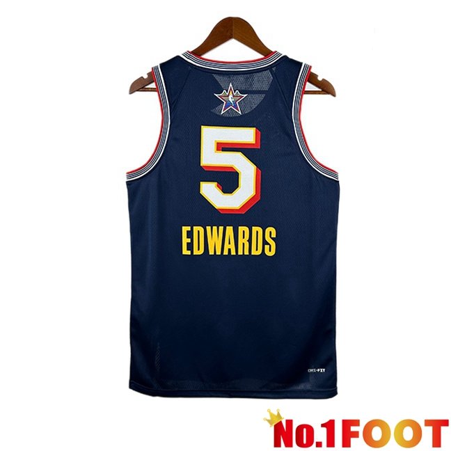 NBA American All-Star (Anthony Edwards 5)Jersey Blue Royal 2024/2025