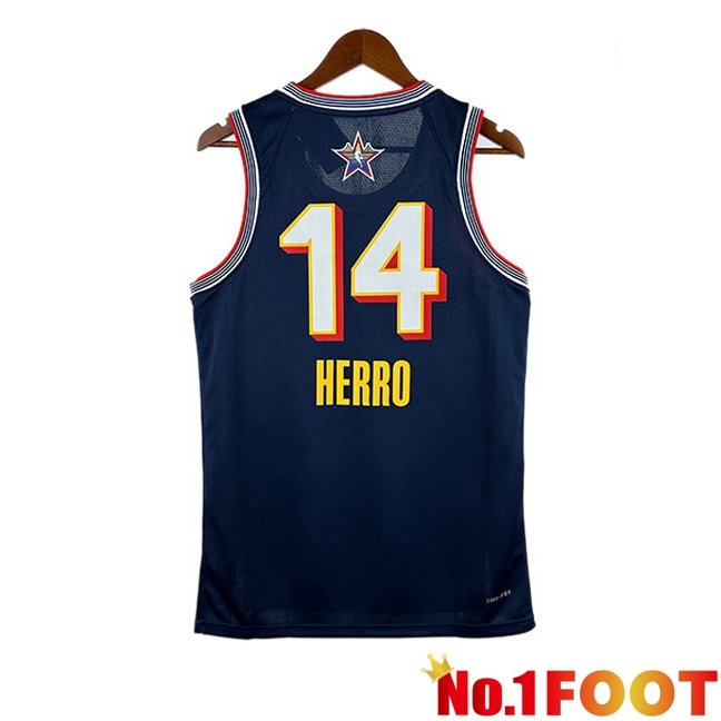 NBA American All-Star (Tyler Herro 14)Jersey Blue Royal 2024/2025