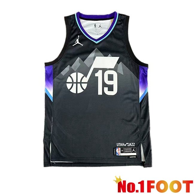 NBA Utah Jazz (Ace Bailey 19)Jersey Black 2025/2026